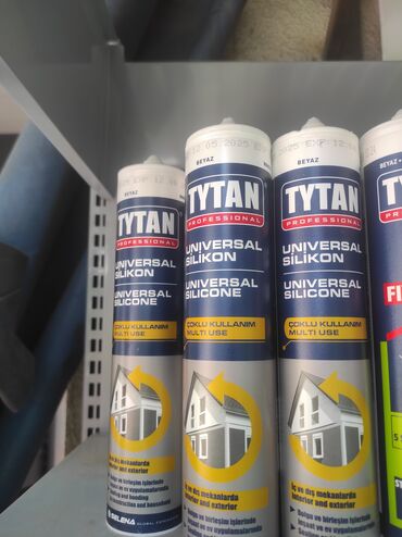 шуруповерт дрель электрическая: Универсальный силиконовый герметик Tytan Professional белого цвета