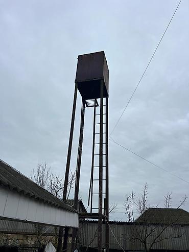 бак для воды в квартиру: Metaltanklı su anbarı və qüllə konstruksiyası - Material: tam metal — 1