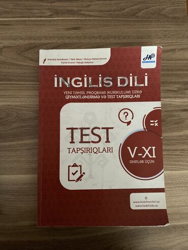 ingilisce luget kitabi: Hədəf ingilis dili test tapşırıqları
