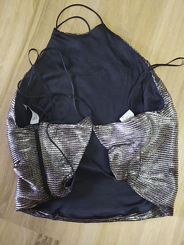 Topovi: Prodajem potpuno nov metalik srebreni top,original "Zara" . prelep — 1