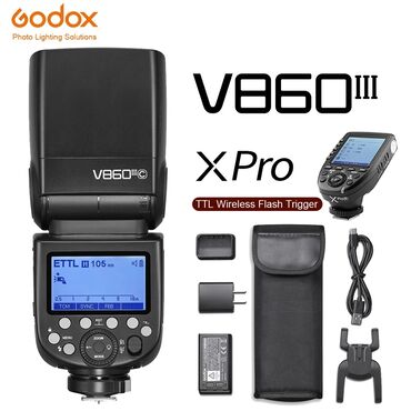 Elektronika: GODOX V860iii + Xpro (YENİ) məhsul yep yenidir, 1ədəddir təcili