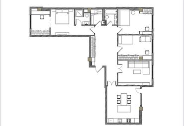 квартира берилнт: 3 комнаты, 128 м², Элитка, 3 этаж