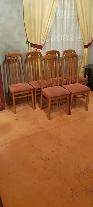 Мебель: 6 стульев, Новый, Дерево, Азербайджан, Нет доставки