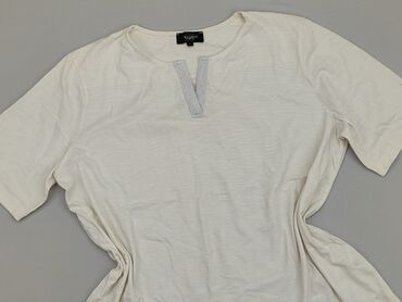 białe t shirty damskie z nadrukiem: T-shirt, L, stan - Idealny