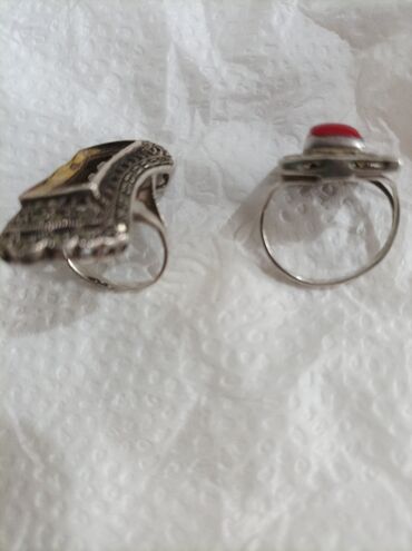 tek qaw uzukler: Кольцо, Серебро