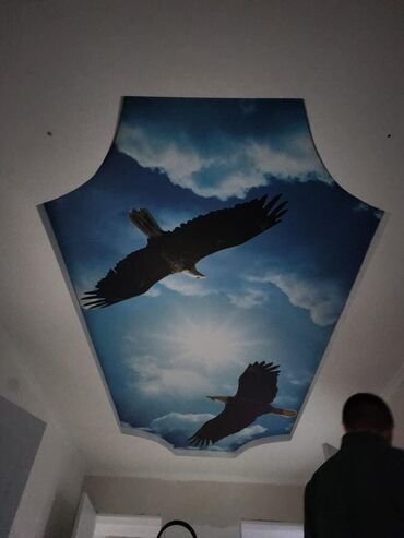 Натяжной потолок: Натяжной потолок Матовое Бесплатный замер, Гарантия, Монтаж — 7