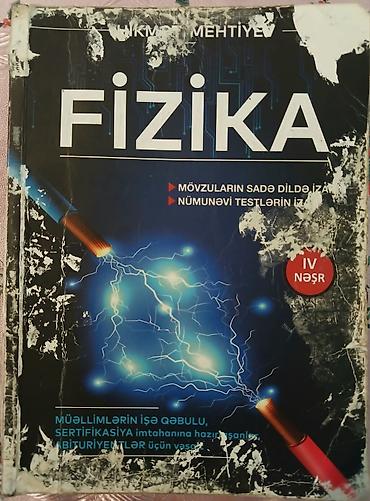 idman və hobbi: Məhsul: “Fizika” – hazırlıq vəsaiti (IV nəşr) Müəllif: Hikmət — 1