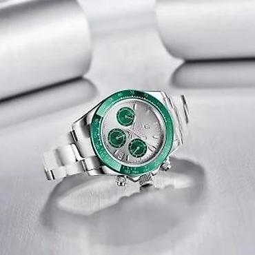 Ručni satovi: PAGANI DESIGN PD-1644 Sport - 40mm - Zelena -Rolex Daytona — 20