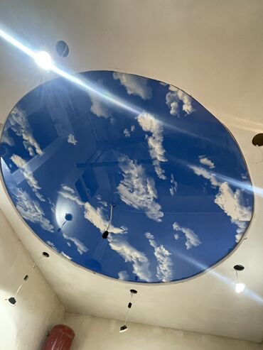 Натяжной потолок: Натяжной потолок Глянцевое, Матовое, 3D потолки Гарантия, Бесплатная консультация, Бесплатный замер — 23