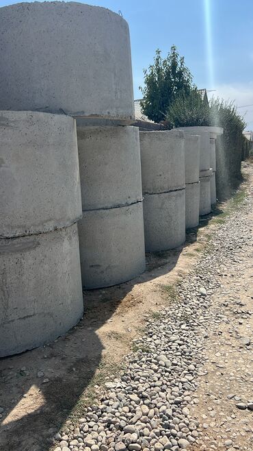 Железобетонные (ЖБИ) кольца для септика: Железобетонное (ЖБИ) кольцо для септика Размер: 200 x 90 x 10 см, Платная установка, В розницу — 7