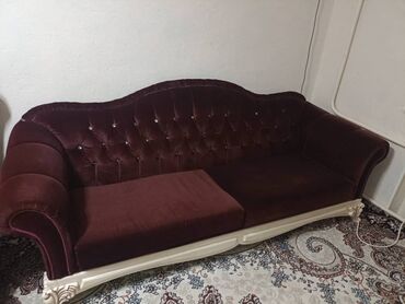 детский диван цена: Модульный диван, цвет - Фиолетовый, Б/у