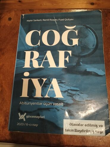Digər kitablar və jurnallar: 10-11 ci sınıf abuturyent cografiya kitabı 2024 cu ilin iki kitab