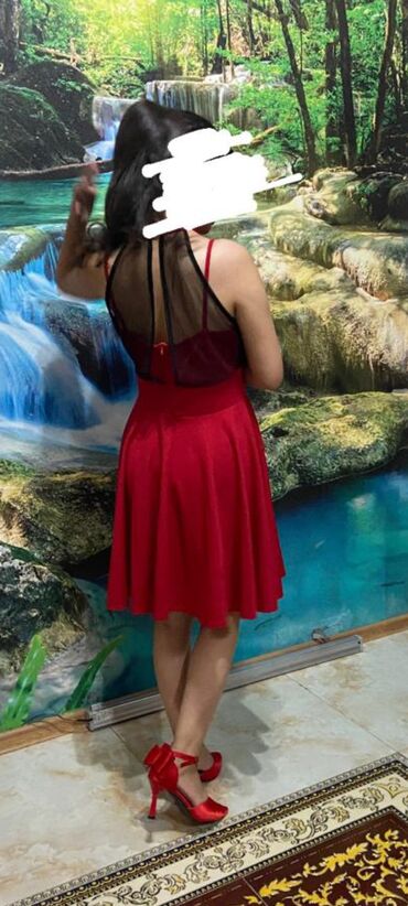 Вечерние платья: Вечернее платье, Русалка, Длинная модель, Без рукавов, Стразы, M — 19