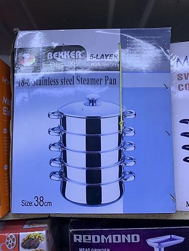 Пароварки: Пароварка Bekker De Luxe 18/8 из нержавеющей стали - Тип — 1
