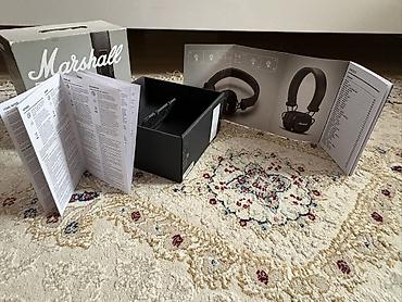 aux bluetooth: İşlənmiş Simsiz (Bluetooth) Qulaqcıqlar, Marshall, rəng - Qara — 4