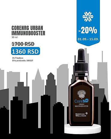 cc krema: CoreNRG Urban Immunobooster – dodatak ishrani, 30 ml. - Namenjen — 1
