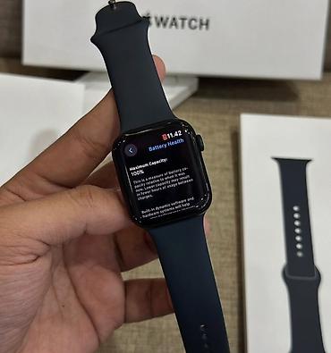 cib saati: ⌚ Apple Watch SE 2 / 44mm ✨ Tam ideal vəziyyətdə 🔋 Pil sağlığı: 100% — 3