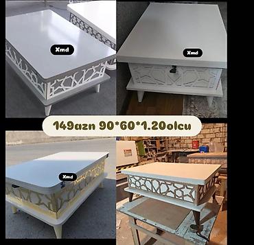 dizustu masa: Düz masa, Transformer, Təkərsiz, Teksturalı laminat — 7