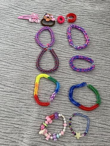 toy paltarları modelleri: Uşaq aksesuarları dəsti Tərkib: - 2 ədəd saç qısqacı: biri çəhrayı — 1