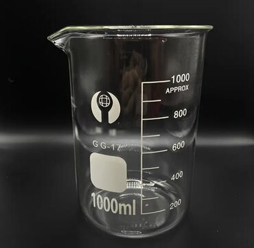 Tavalar: Laboratoriya stəkanı ( menzurka ) - Ölçmə şkalası: 1000ml. - Yüksək