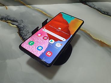 Samsung Galaxy A51, Б/у, 64 ГБ, цвет - Синий, 2 SIM