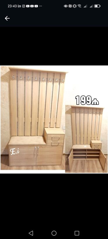 Dolablar: Yeni, Açılan, 2 qapılı Düz dolab, Dəhliz dolabı, Türkiyə — 27