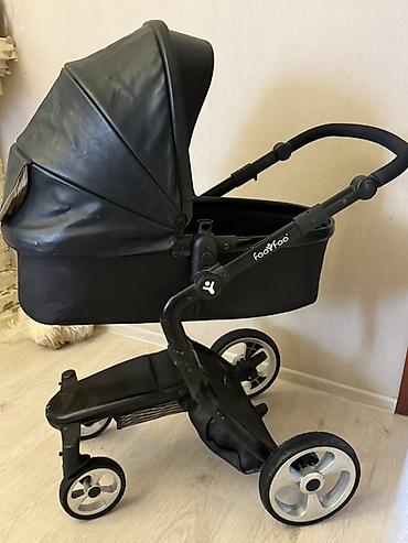 Modullu arabalar: Uşaq arabası – Footskoo (brend loqosu “footskoo” kimi görünür), qara — 6