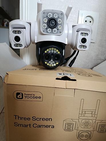 logitech 920: Умная 4g камераы видеонаблюдения Yoosee Three Screen Smart Camera - — 1