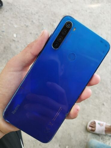 красивые мобильные номера: Xiaomi, Redmi Note 8T, Б/у, 32 ГБ, цвет - Голубой, 1 SIM, 2 SIM, eSIM