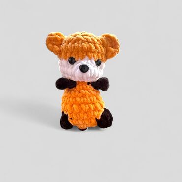 натрия тиосульфат цена бишкек: Вязаная мягкая игрушка «Лисёнок» из плюшевой пряжи. - Материал