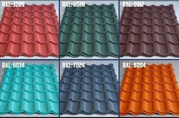 Çerepitsa: Metal dam örtükləri, rəng - Qırmızı, Pulsuz çatdırılma, Zəmanətli, Kredit var — 3