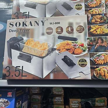 giros aparat: SOKANY WJ-800 friteza, kapacitet 3.5 L. Snaga 2000 W za brzo — 1