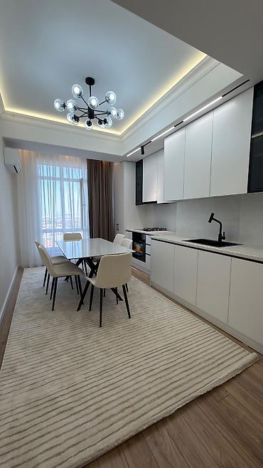 кызыл кия квартиры: 3 комнаты, 100 м², Азия Молл Элитка, 7 этаж, Дизайнерский ремонт — 5