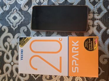 aquabir su filteri: Tecno Spark 20C, 256 GB, Sensor, Barmaq izi, İki sim kartlı