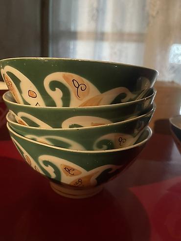 xonça şəkli: Kasalar, rəng - Yaşıl, Keramika — 9