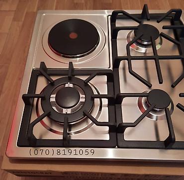 Кухонные плиты и варочные поверхности: Газовая плита Встраиваемая, 4 конфорки, Новый — 3