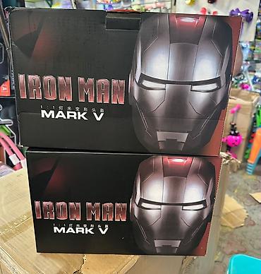 маска шапка: Маска-шлем Iron Man MARK V (1:1) - Полноразмерная реплика шлема MARK — 1