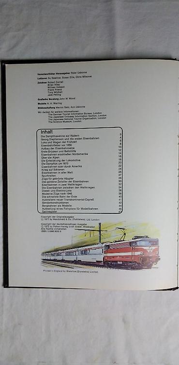 Transport: Knjiga:Eisenbahnen die Welt entdecken (Књига: Железнице откривају — 2