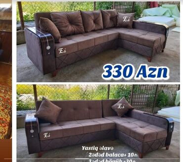 Divanlar: Künc divan, Yeni, Açılan, Bazalı, Parça, Ödənişli çatdırılma — 18