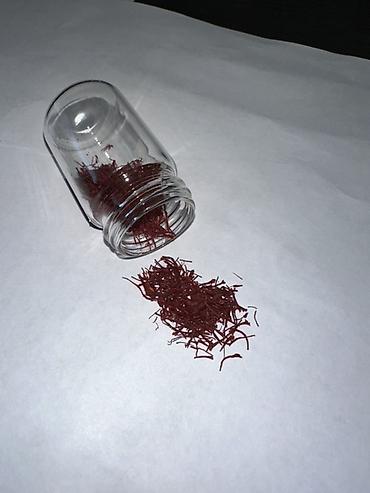 Qida məhsulları: Safran – bütöv tellər, şüşə qabda - Məhsul: Safran (Crocus sativus) – — 1