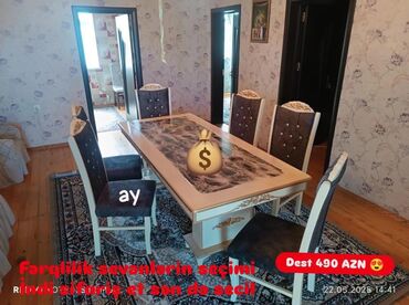 Divan və masa dəstləri: Yeni, 6 stul lalafo.az -da Divan və masa dəstləri: Yeni, 6 stul
