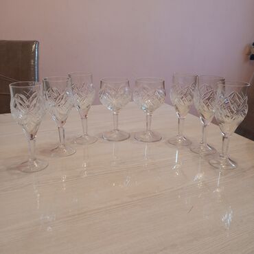 Qədəhlər: Qədəhlər, Xrustal, 8 ədədli dəst, Rusiya — 7