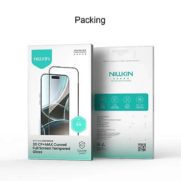 Zaštitne folije i stakla za telefone: Zastitno staklo Nillkin 3D CP+Max za iPhone 16 6.1 crni. Uz brzu — 13