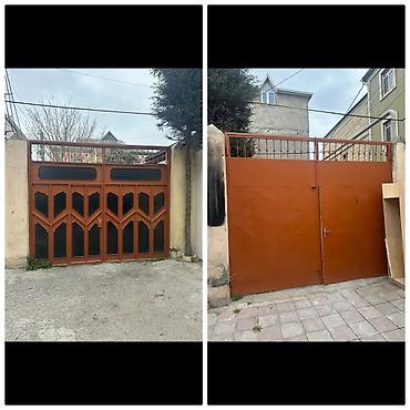 Həyət darvazaları: İşlənmiş Dəmir Həyət darvazası, Yana açılan, 350 m, Mexaniki, Ünvandan götürmə — 1