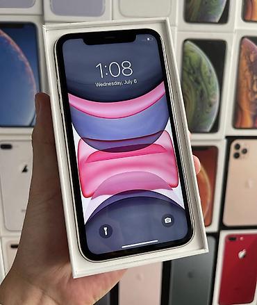 satılan telefonlar: IPhone 11, 128 GB, Ağ, Zəmanət, Simsiz şarj, Face ID — 6