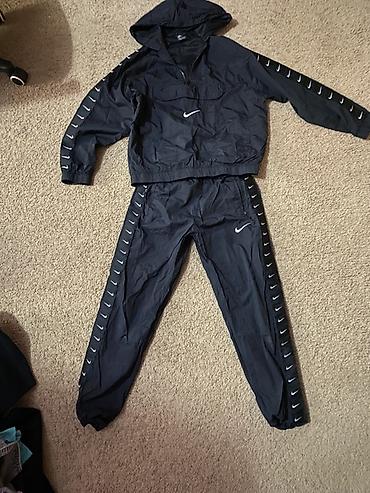 спортивка: Мужской спортивный костюм, M, Nike, Б/у, цвет - Черный — 1