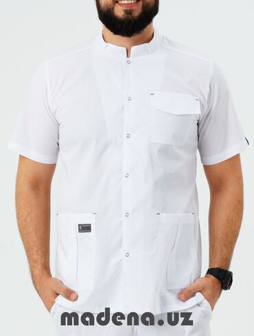 Медицинская одежда: Мужской медицинский костюм "Asia Sun Men's 3-Pocket Snap Doc Scrub"