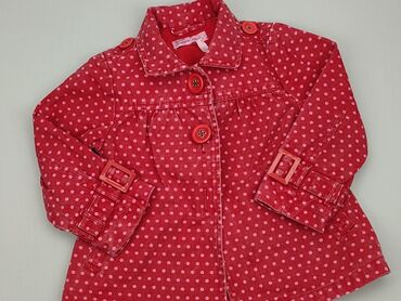 czerwone kurtki: Płaszcz, 3-4 lat, 98-104 cm, stan - Dobry