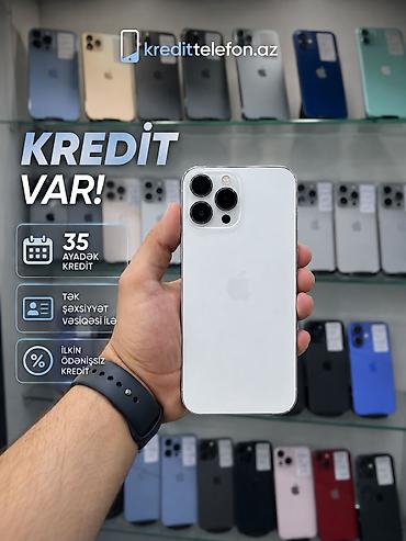 i̇phone pro: IPhone 13 Pro Max, 256 GB, Ağ, Zəmanət, Kredit, Simsiz şarj — 1