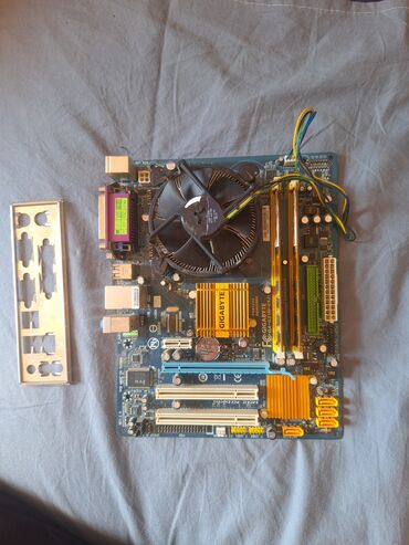 Prosessorlar: H61 ve G31 bundle 1 ci şəkil : G31 Gigabyte anaplata Q8400 4 nüvə 4gb